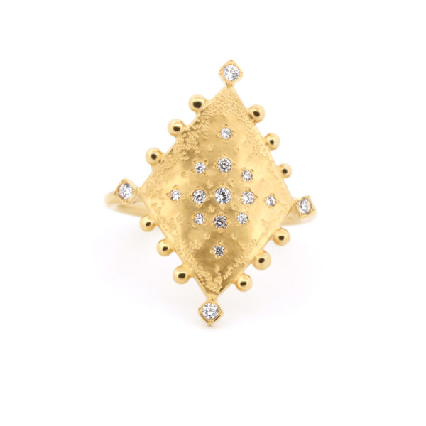 Bague Mystique losange serti cz
