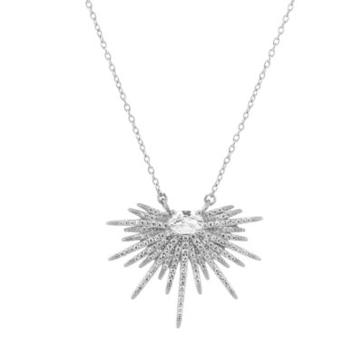 Collier Super Nova cz argent