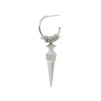 Boucles Urban Tribe longue argent