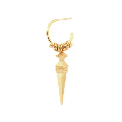 Boucles Urban Tribe longue vermeil