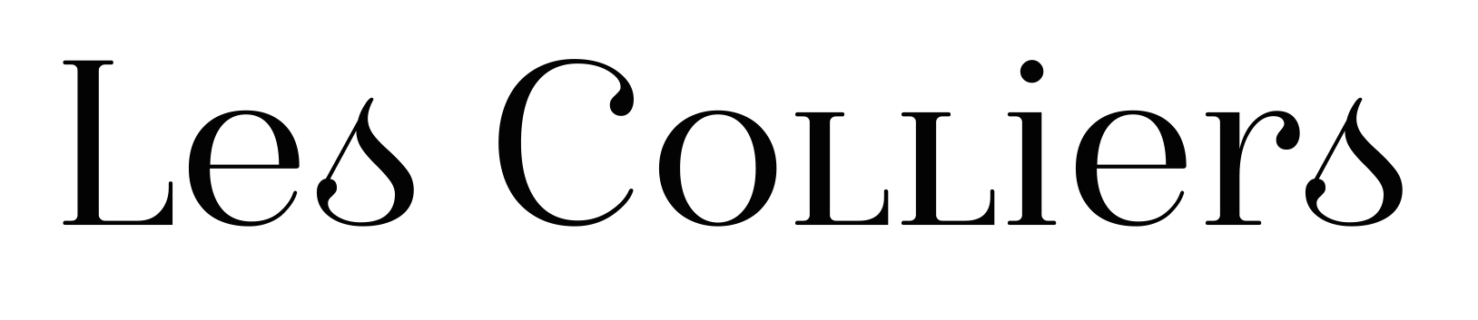 Les Colliers Isabel unicase light