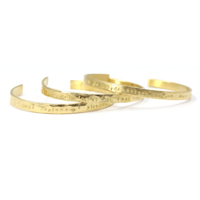 bracelets mots vermeil