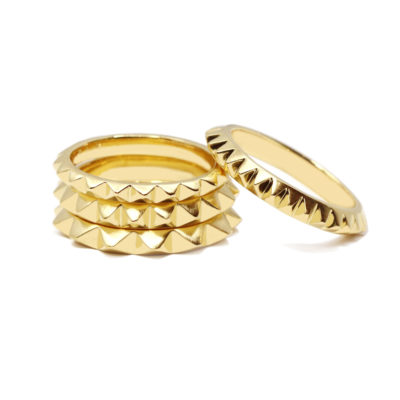 Bague Urban Tribe piques vermeil-2