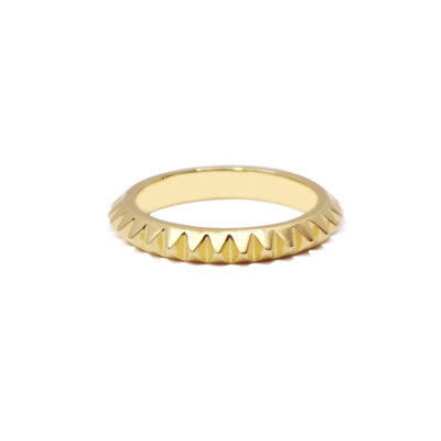 Bague Urban Tribe piques 2.00 vermeil